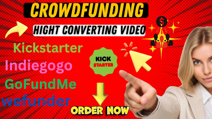 Gig Preview - Do crowdfunding video for kickstater indiegogo gofunme