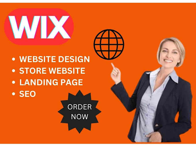 Gig Preview - Redesign wix website wix website design wix studio design wix revamp website seo