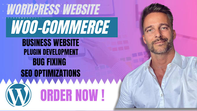 Gig Preview - Create develop a modern wordpress business website design or website development