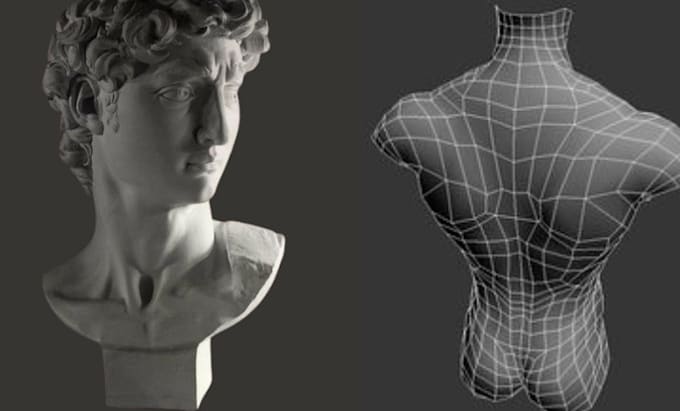 Gig Preview - Sculpt 3d bust model 3d face model 3d model for printing