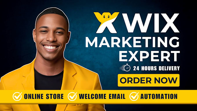 Gig Preview - Setup wix email template marketing automation welcome email for wix ecommerce