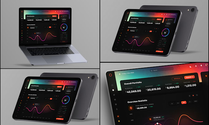 Gig Preview - Do website UI UX design, dashboard UI, mobile app, UI UX design in figma, saas