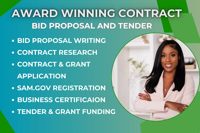 Gig Preview - Write winning rfp rfq bid proposal and government contract responses