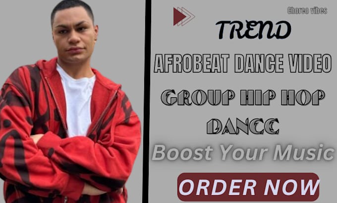 Gig Preview - Make a trend afrobeat dance video group dance hiphop dance to boost your music