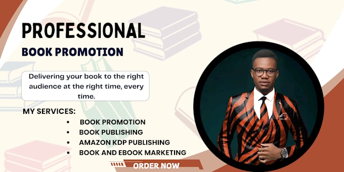 Gig Preview - Do book promotion and ebook promotion using amazon KDP