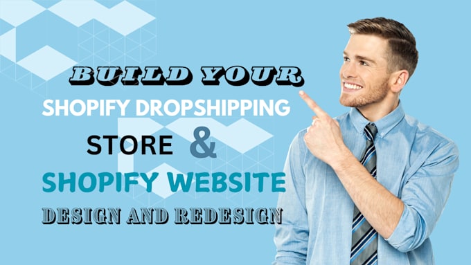 Gig Preview - Do shopify website design, shopify redesign dropshipping store, shopify website