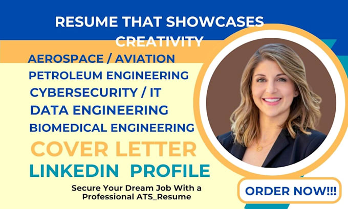 Gig Preview - Exceptionally craft an aerospace, data engineering, petroleum engineering resume