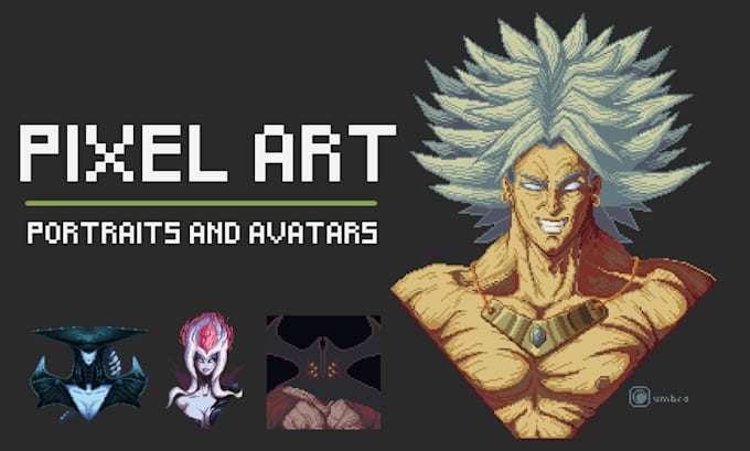 Bestseller - custom portraits or avatars in pixel art