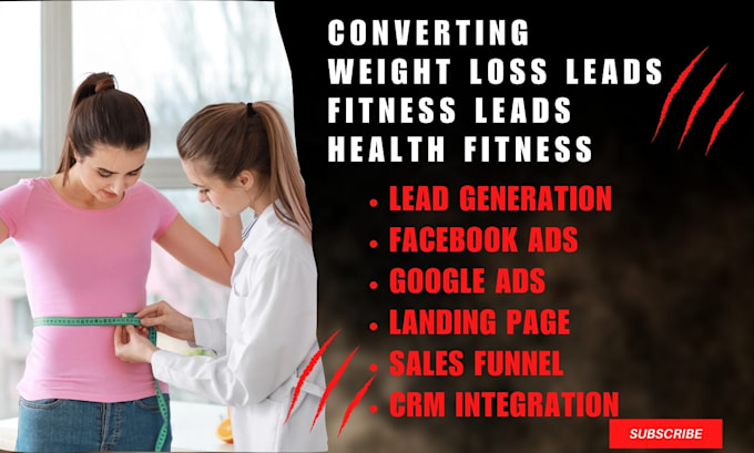 Bestseller - generate verified weight loss leads health and fitness weight loss landing page