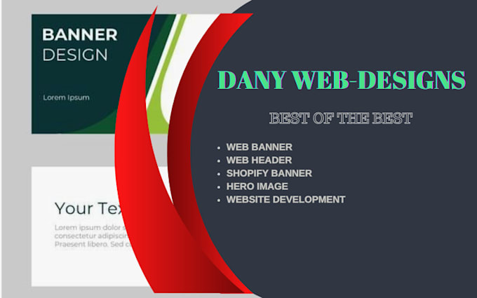 Bestseller - design attractive web header, hero image, and landing page