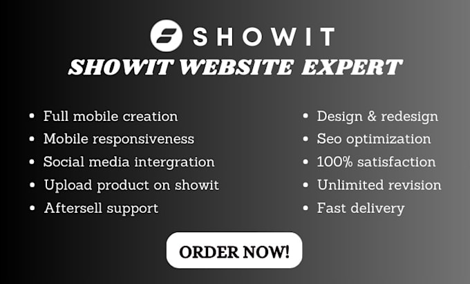 Gig Preview - Design showit website and customize showit template