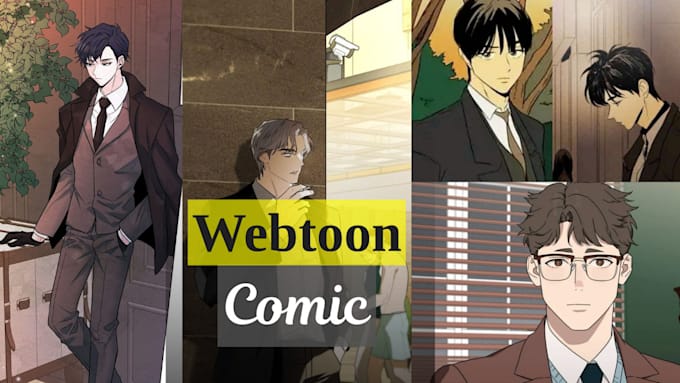 Gig Preview - Create amazing webtoon comic, webcomic, manga comic, comic page, comic book