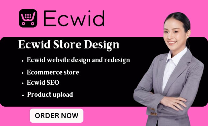 Gig Preview - Design redesign and set up your ecwid store