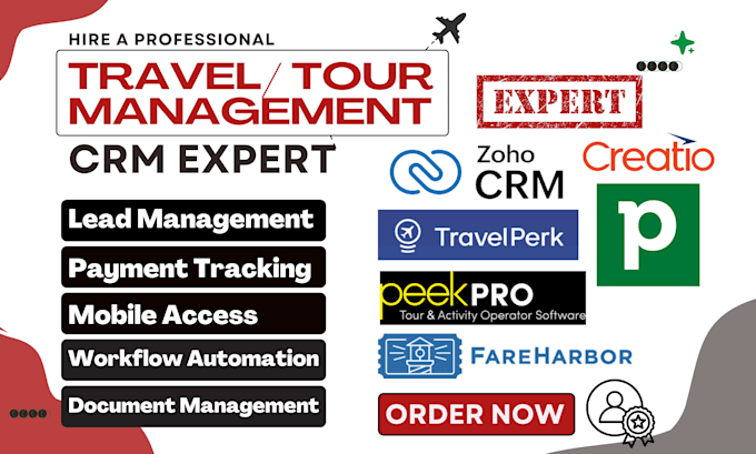 Bestseller - setup travel crm peek pro travelmax fareharbor zoho cooper tutterfly travelperk