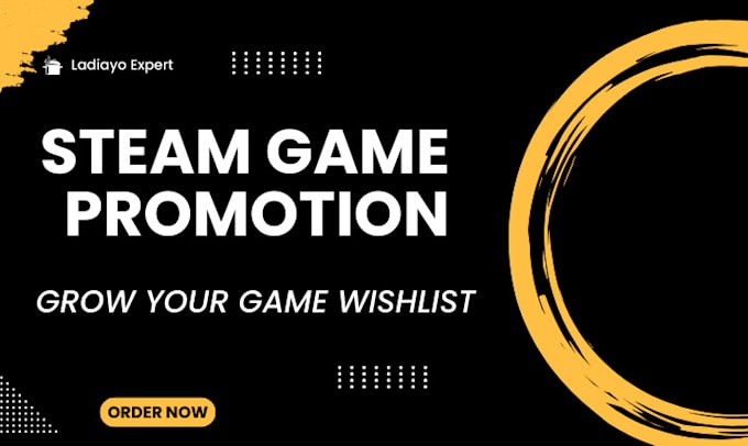 Gig Preview - Do steam game promotion game marketing steam game wishlist game promotion ads