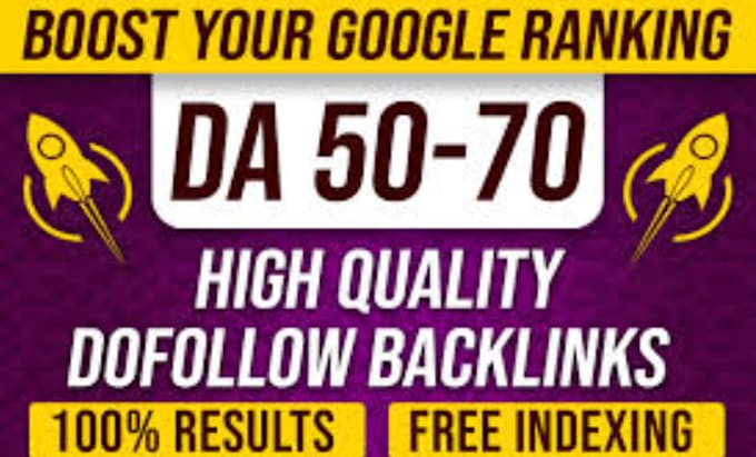 Gig Preview - Skyrocket ranking with high quality dofollow SEO backlinks