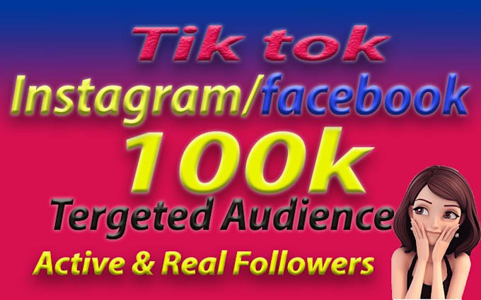 Gig Preview - Grow your tiktok genuinely with real organic followers