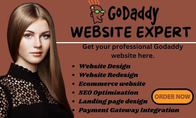 Gig Preview - Revamp godaddy website godaddy website seo design godaddy ecommerce store