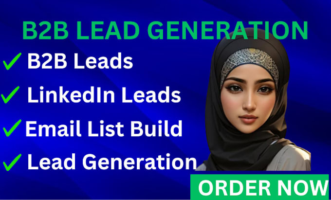 Gig Preview - Do b2b lead generation, email listing for any building, linkedin leads