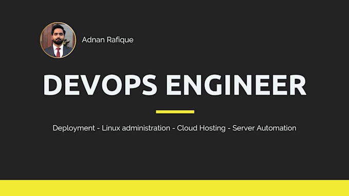 Gig Preview - Be devops engineer for deployment, cpanel, aws cloud hosting, vps, digitalocean