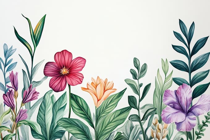 Gig Preview - Draw botanical illustration of flower illustration, plant illustration