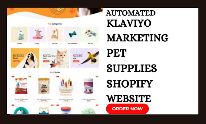 Gig Preview - Setup klaviyo email marketing for pet supplies ecommerce website