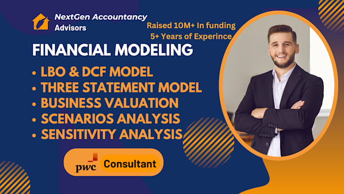 Gig Preview - Do financial model,business valuation,lbo model, dcf analysis,financial analysis