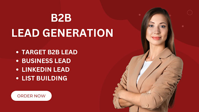 Gig Preview - Do b2b lead generation, linkedin lead generation and build a prospect email list