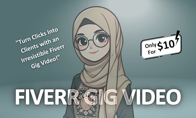 Gig Preview - Create engaging gig video for your fiverr gig seo optimization