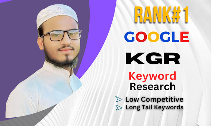 Gig Preview - Do professional kgr keyword research that will rank fast