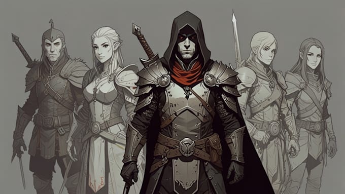 Gig Preview - Draw your dnd character art