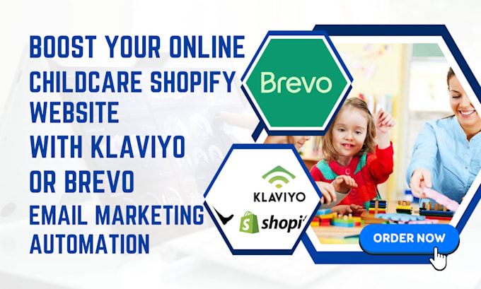 Gig Preview - Setup childcare shopify website with klaviyo or brevo email marketing