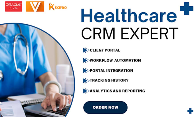 Gig Preview - Setup healthcare crm oracle kareo clinicient keap veeva sugar health cloud saas