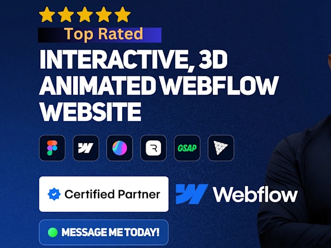 Gig Preview - Develop, update webflow website,convert figma to webflow, webflow designer