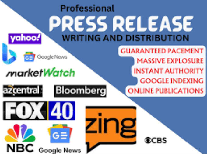 Gig Preview - Do press release writing and press release distribution