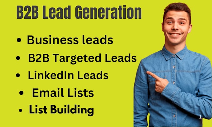 Gig Preview - Do b2b lead generation and email list building