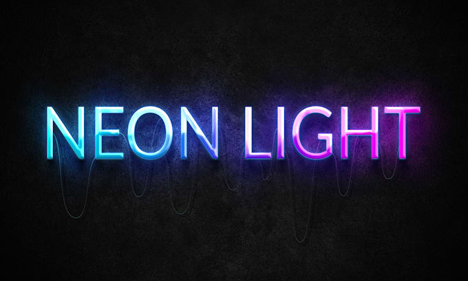 Gig Preview - Design stunning attractive neon signs or neon logo for your brand