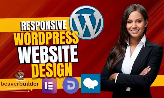 Gig Preview - Build responsive wordpress website with beaver builder divi fix wordpress issues