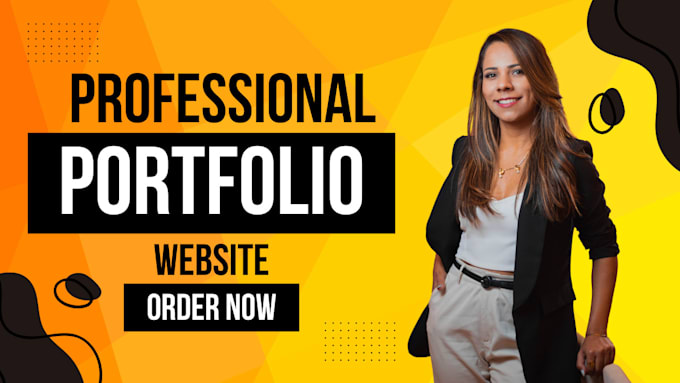 Gig Preview - Build a custom portfolio website that impresses employers