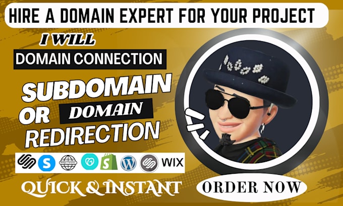 Gig Preview - Help you connect, fix redirect or subdomain on godaddy wix squarespace, cms, crm