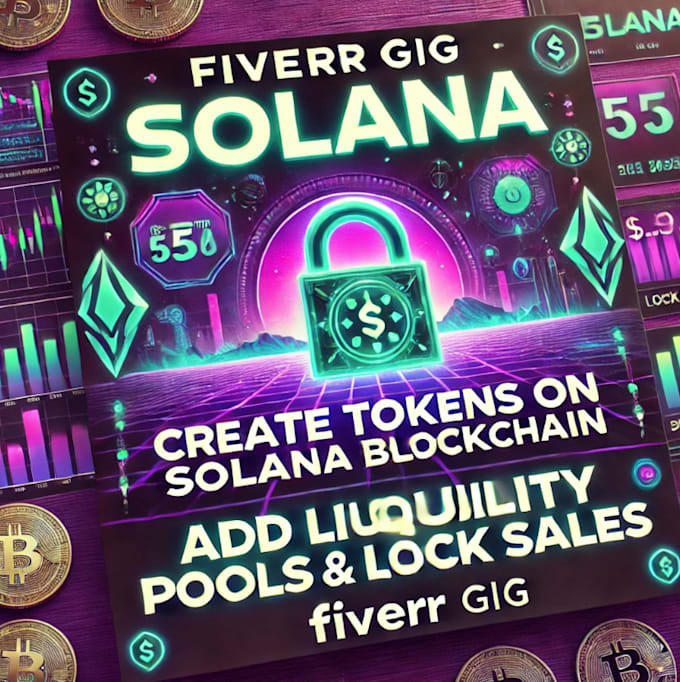 Gig Preview - Create token on sol and add pool and lock sell