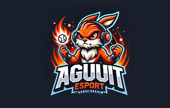 Gig Preview - Do unique agouti esport mascot logo in just one day