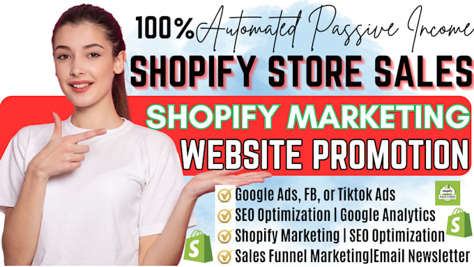 Bestseller - boost shopify store sales, shopify dropshipping marketing, or website promotion