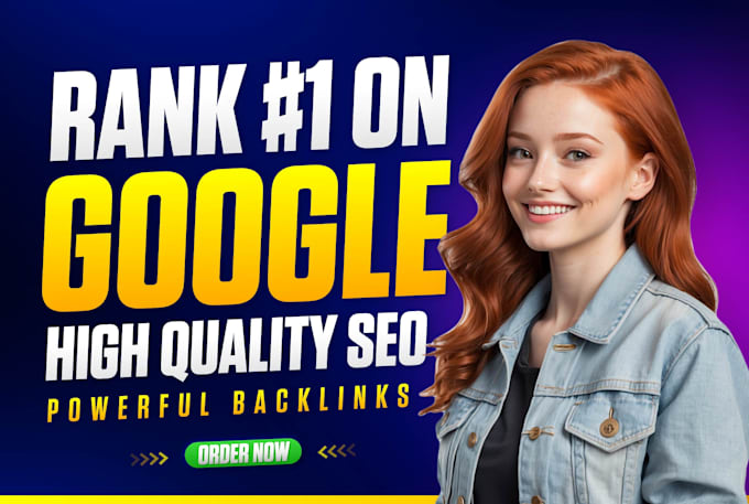 Gig Preview - Do rank 1 on google with high quality monthly SEO backlinks