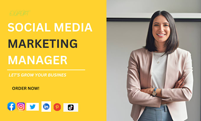 Gig Preview - Be your social media marketing manager, virtual assistant, content creator