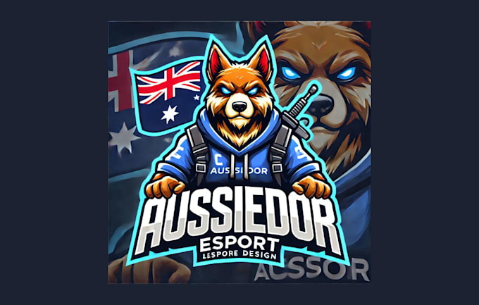 Gig Preview - Design modern aussiedor mascot logo with creative concepts