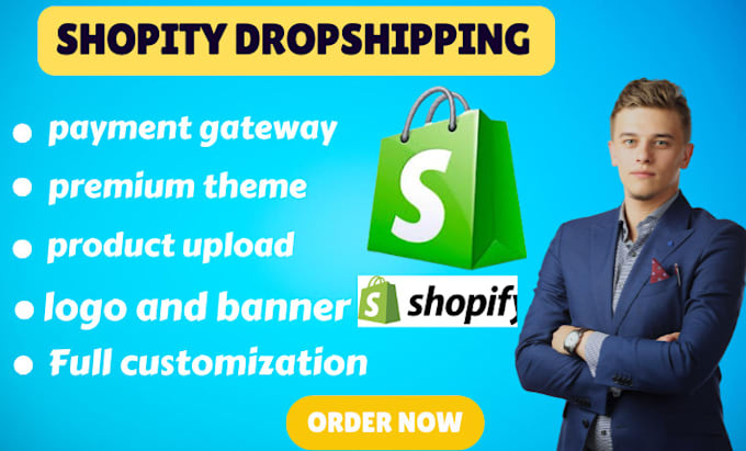 Gig Preview - Build shopify dropshipping via autods megagood avasam doba salehoo spocket cj