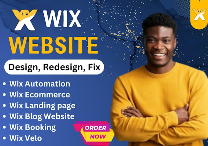 Gig Preview - Design dynamic custom wix velo code  wix website redesign wix studio wix velo