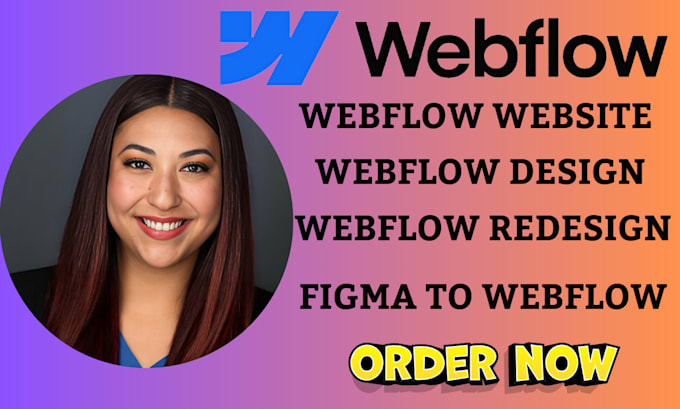 Gig Preview - Design or develop webflow website, figma to webflow, webflow expert