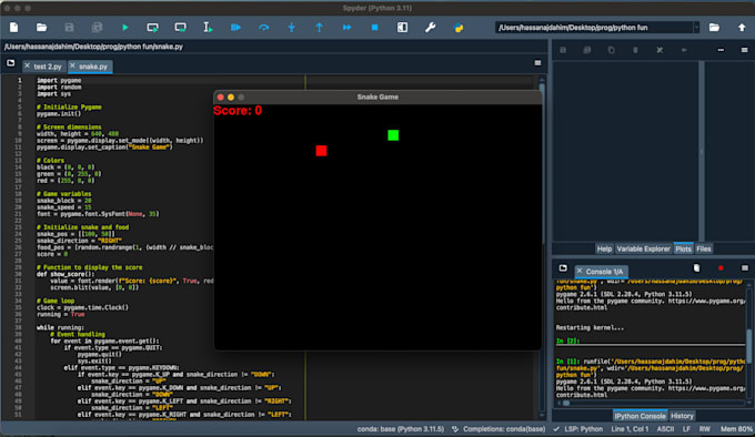 Gig Preview - Faire vos projets ou devoirs en python